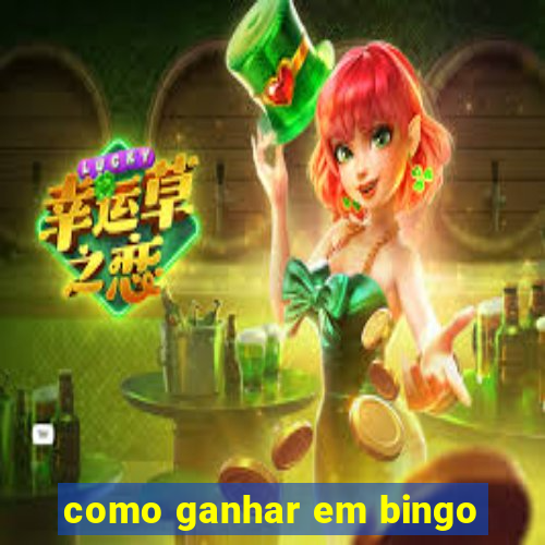 como ganhar em bingo